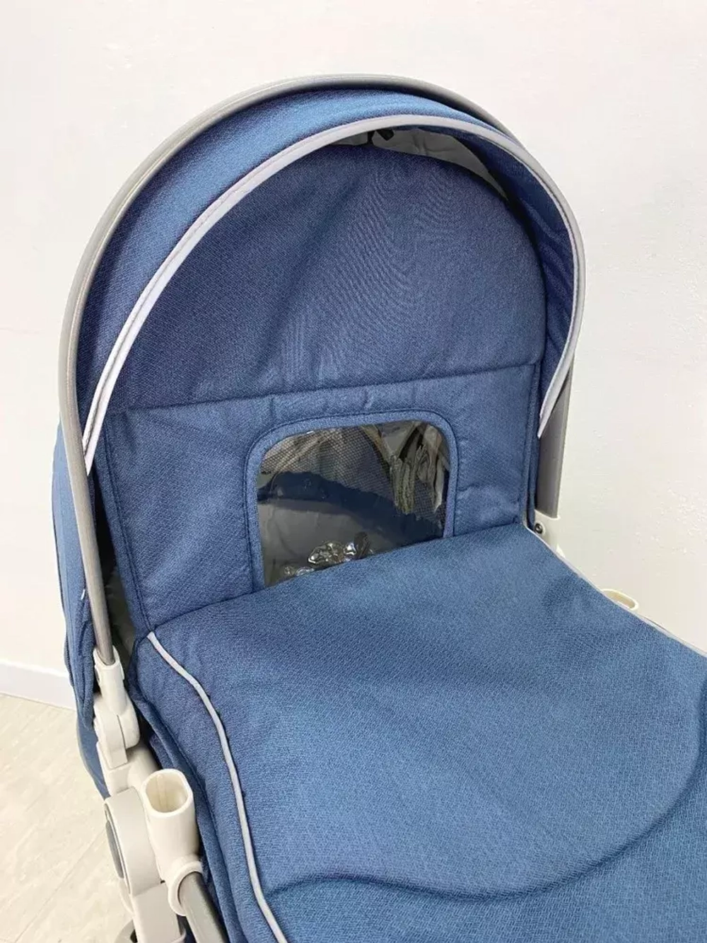 Детская коляска Luxmom 518 3в1 (синий)