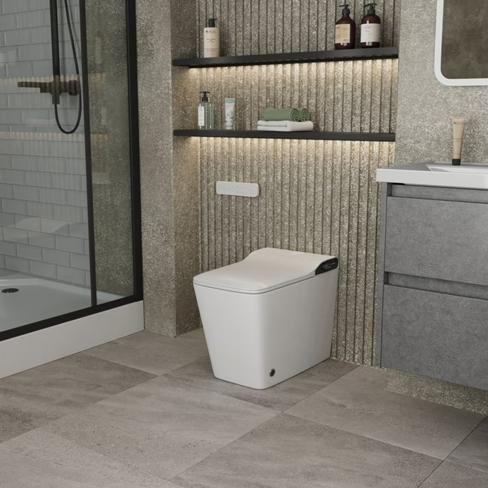 Унитаз приставной Grossman Smart GR-PR-5701 (590х360х460) белый, выпуск в стену, 1 место