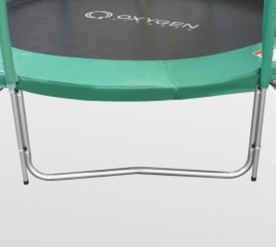 ARLAND Батут премиум 8FT с внутренней страховочной сеткой и лестницей (Dark green)