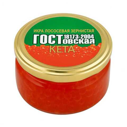 Икра лососевая Кета зернистая 140гр