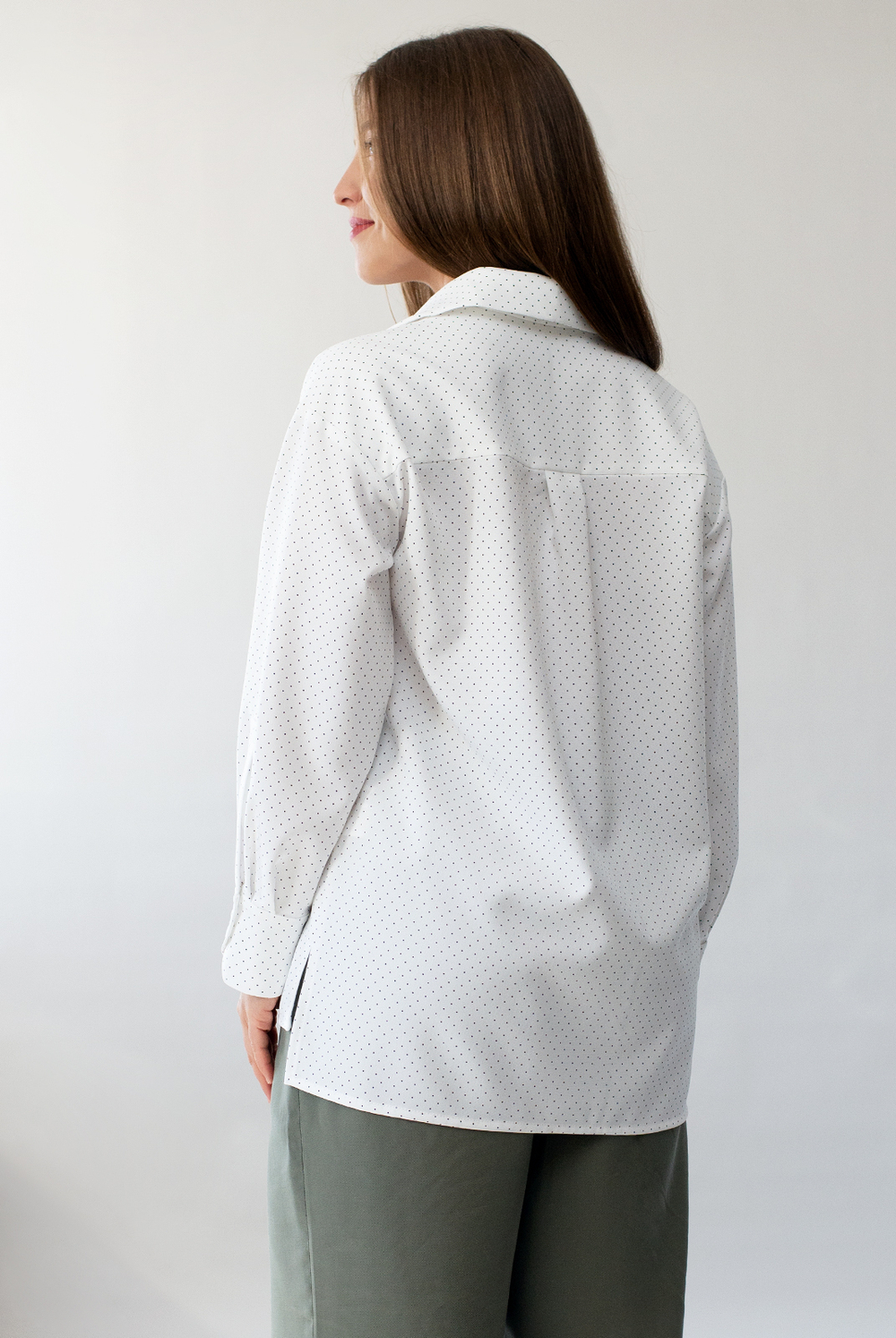Блузка женская 3598ВП, горох #259Ги093598ВП
