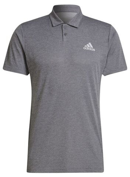 Теннисное поло Adidas HEAT.RDY Polo M - grey three/white