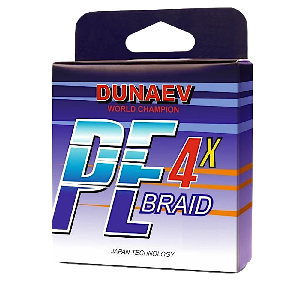 Шнур Dunaev Braid PE X4 150м 0.10мм 3.8кг Тёмно-Зелёный 1шт