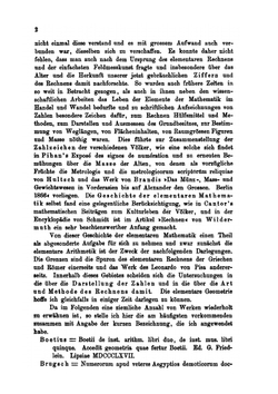 Die Zahlzeichen und das elementare Rechnen der Griechen und Römer und des christlichen Abendlandes vom 7. bis 13. Jahrhundert | G. Friedlein