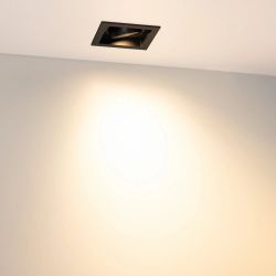 Светильник MS-VORTEX-BUILT-S90x90-12W Warm3000 (BK-BK, 40 deg, 230V) (Arlight, IP20 Металл, 5 лет) 057954