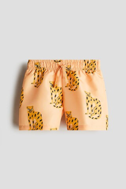 H&M Плавки с принтом, оранжевый