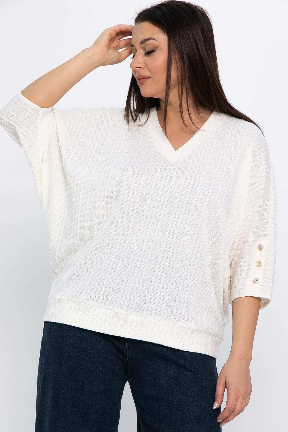 Блуза Вэнсдей (молочная) Б14819-4М LT Collection