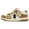 Amiri Leather Low Top 'White Brown'