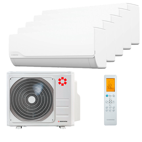 Мультисплит система на 5 комнат Kentatsu KMGKU21HZRN1 x 5 / K5MRBA120HZRN