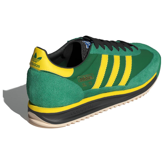 Кроссовки adidas originals SL 72 RS Высший класс, Новый стиль, Зеленый Желтый Унисекс
