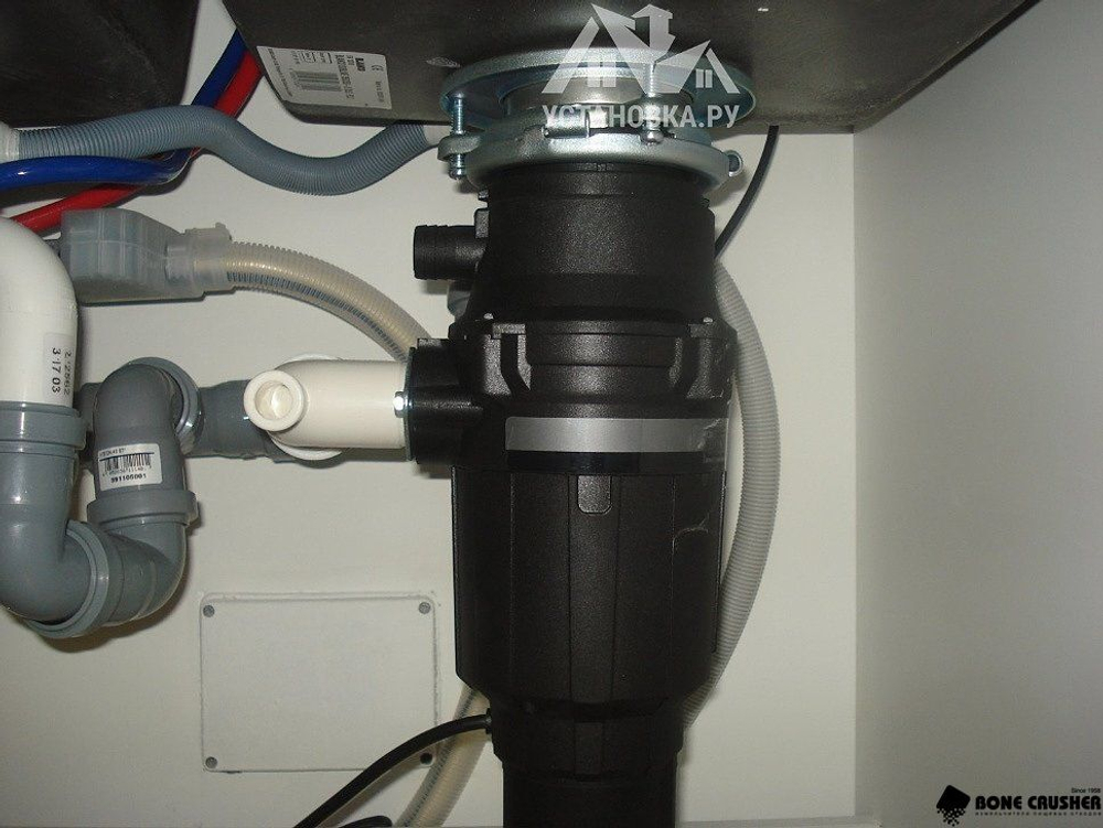 Измельчитель пищевых отходов Bone Crusher 910 Slim Line с пневмокнопкой