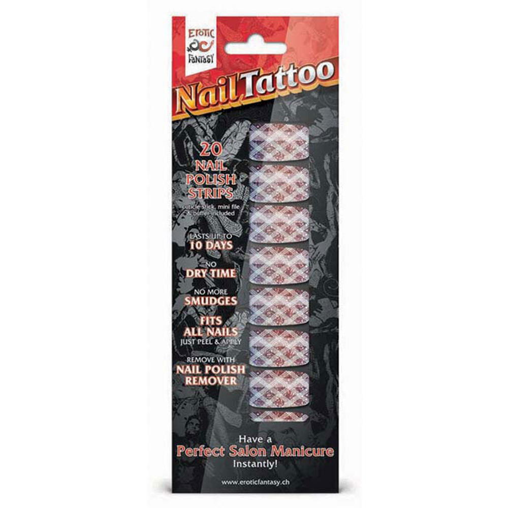 Набор лаковых полосок для ногтей Блестящий градиент Nail Foil (Цвет: серый)