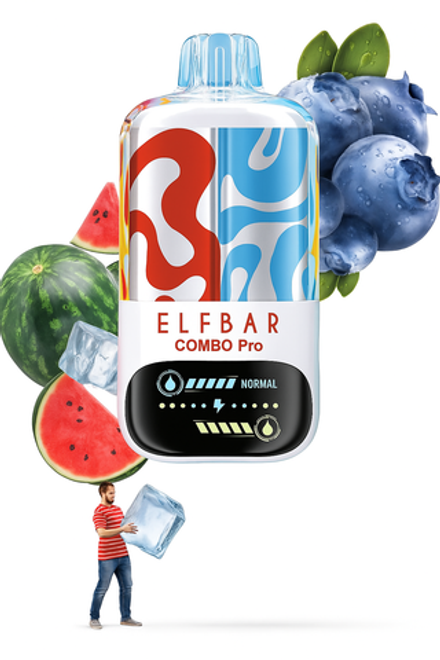 ELFBAR Combo Pro 30000 – Watermelon / Blueberry (5% nic)