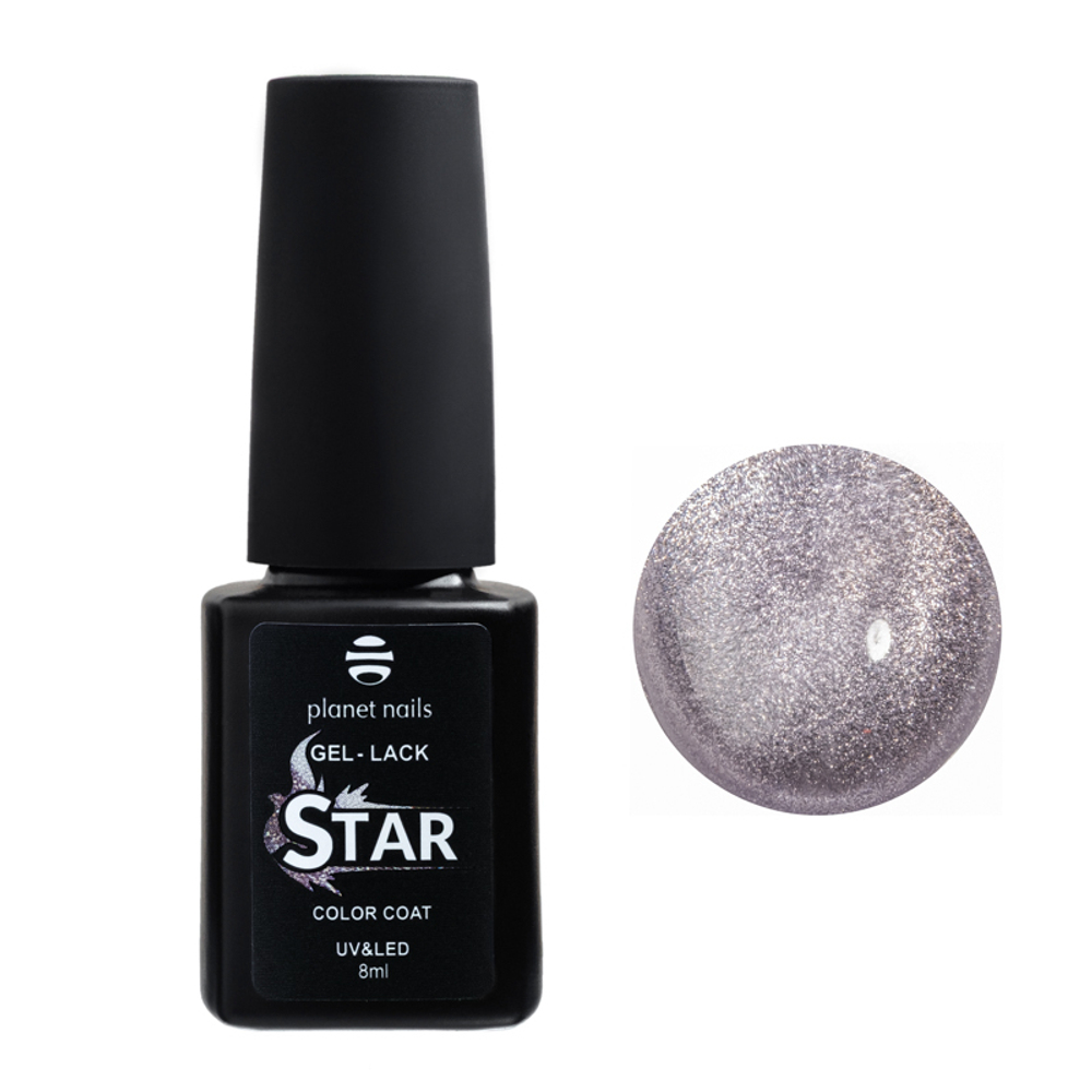 Planet Nails Гель-лак "Star" 722 кошачий глаз, 8мл