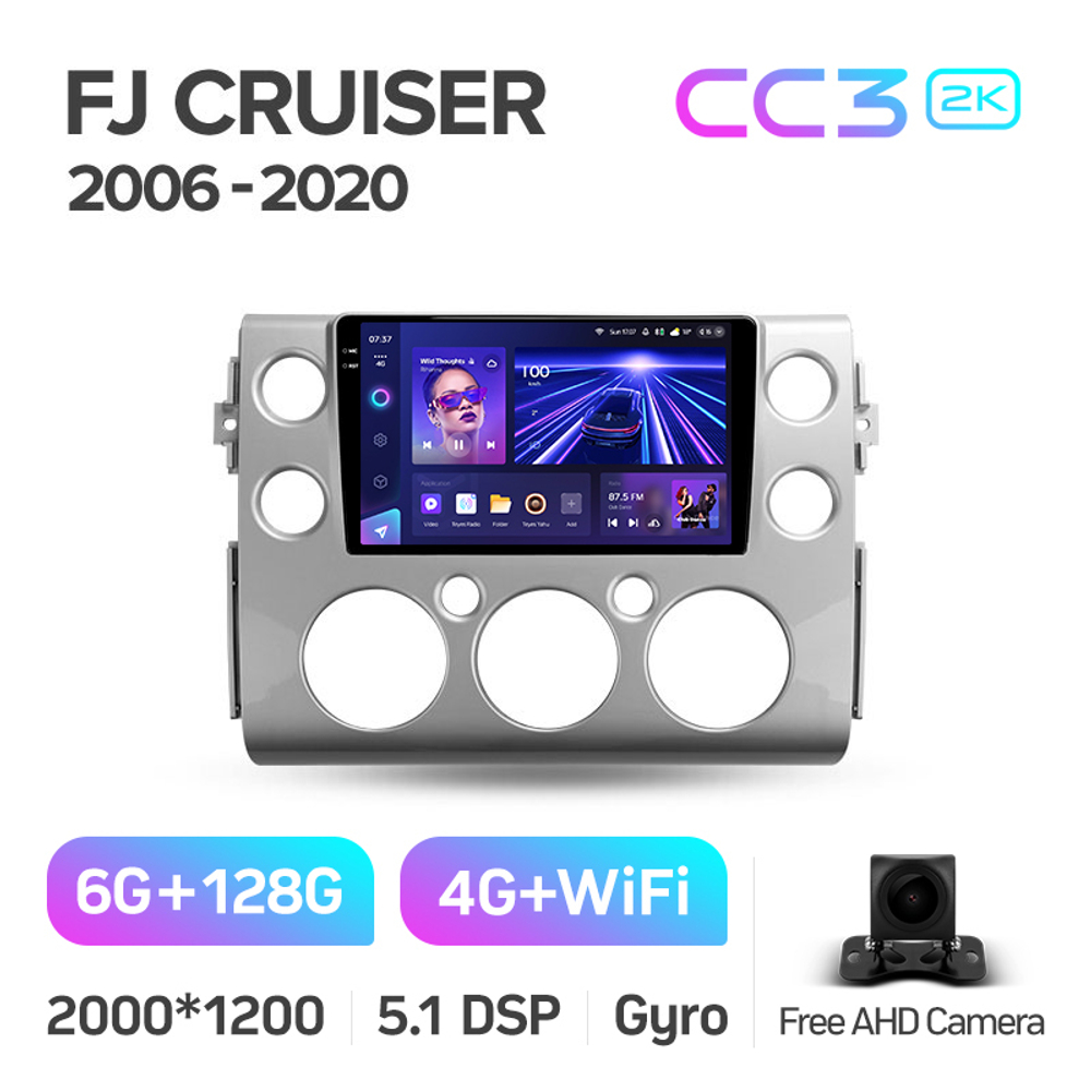 Teyes CC3 2K 9"для Toyota FJ Cruiser 2006-2020