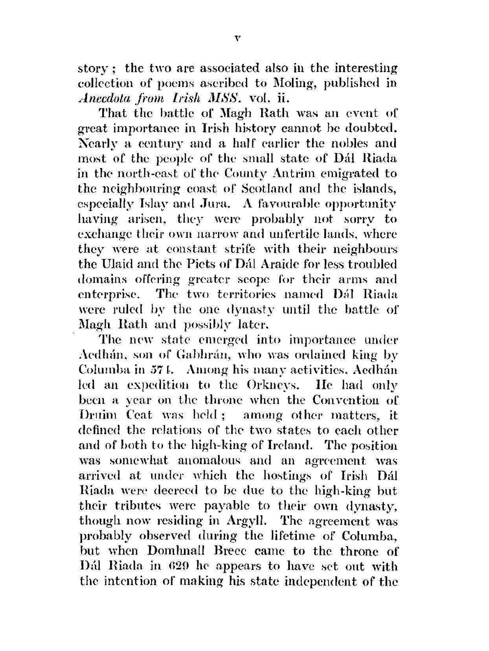 Buile Shuibhne. Volume I. | J.G. O'Keeffe