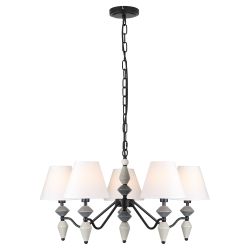 Люстра Rivoli Alisia 2096-305 5 х Е14 40 Вт классика