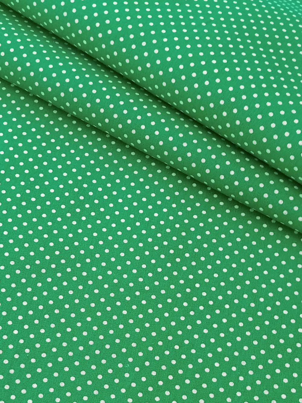 Ткань бязь плательная, рис. "Горох 2 мм", ширина 150 см, арт. 614