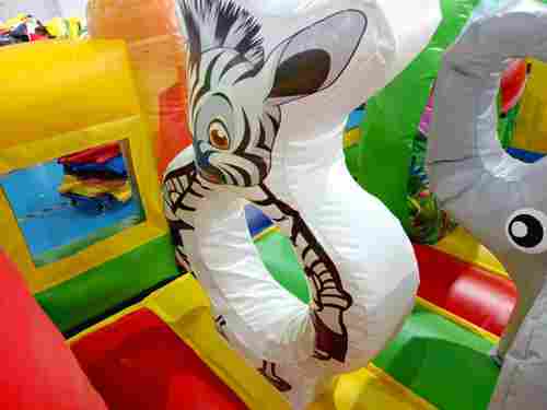 Детский надувной батут «Попугайчики» без горки, размер 3,5*3,5*2,5 м.