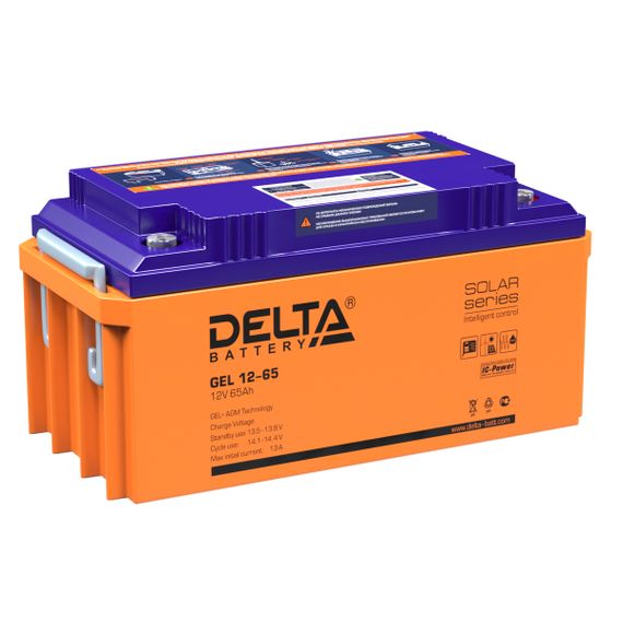 Аккумулятор Delta GEL 12-65, фото №637020361