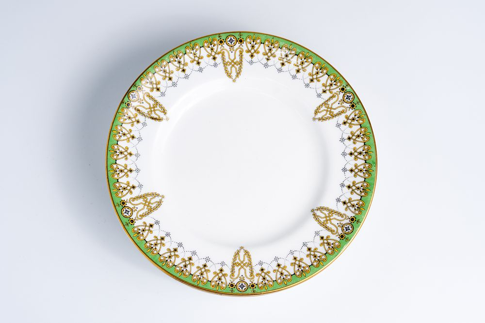 Шесть блюдец из сервиза «Tivoli»