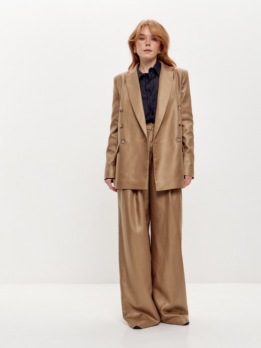 Льняной жакет