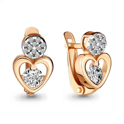 Серьги Au 585 (43350А)