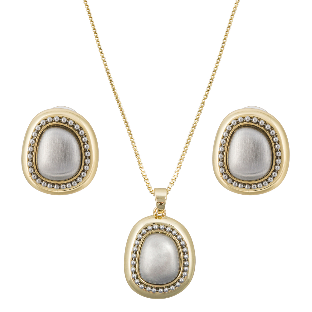 Комплект Fiore Luna, колье и серьги SG207547E-001 G