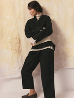 Брюки укороченные из хлопка