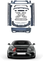 Обвес переделка для Bentley Continental GT 2012-2015 в Bentley Continental Supersport 2016-2018 Бентли Континенталь
