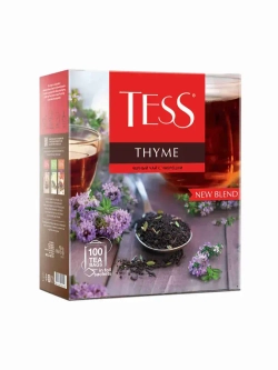 Чай в пакетиках черный Tess Thyme чабрец, 100 шт