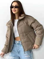 Куртка осенняя короткая без капюшона