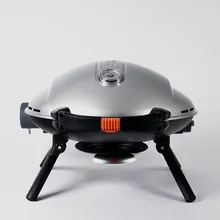 Портативный газовый гриль O-Grill 900MT bicolor black-silver + адаптер А