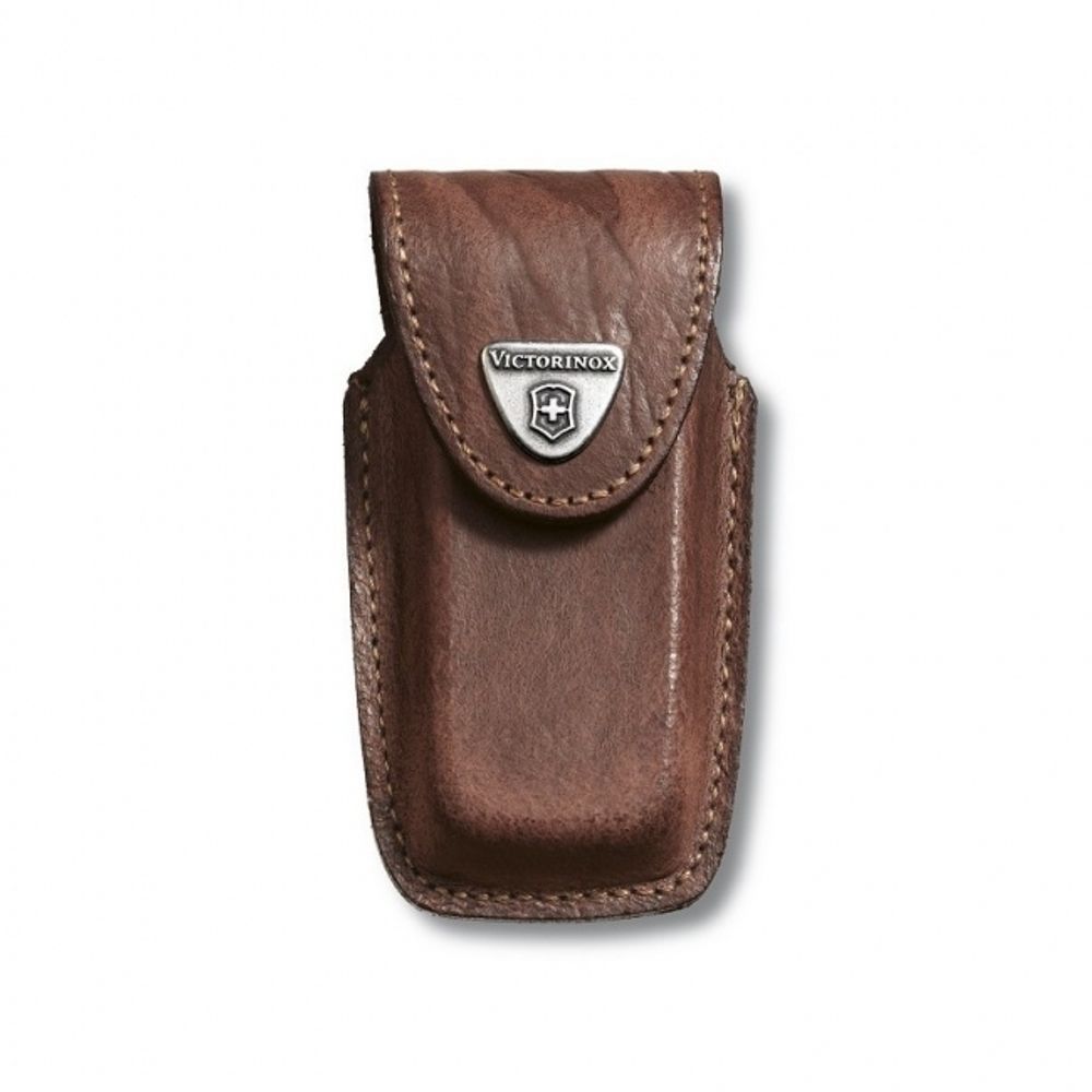 Чехол Victorinox для 91 мм толщина 5-8 уровней, кожа коричневая (4.0535)