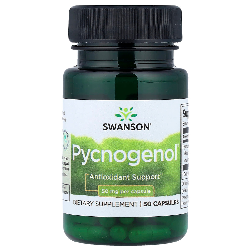Swanson, Pycnogenol®, 50 мг, 50 капсул