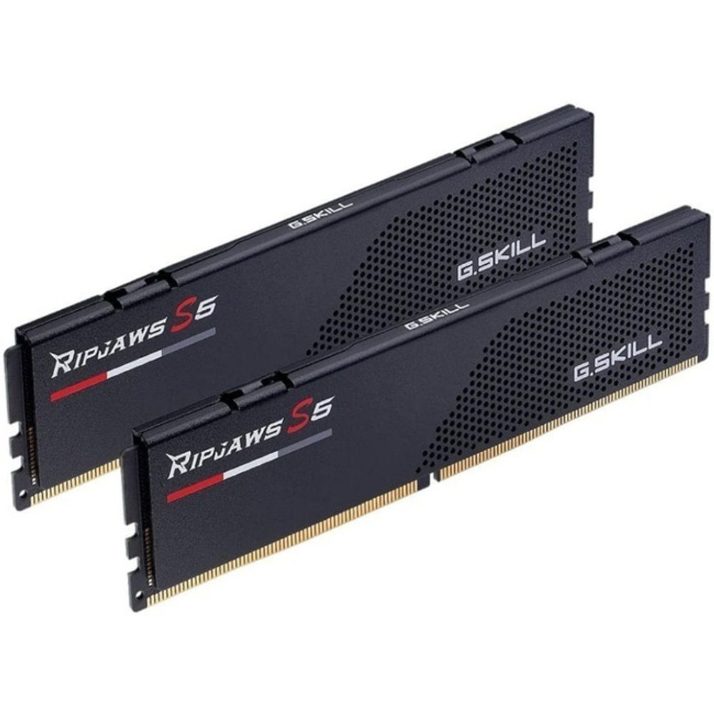 Модуль памяти DIMM DDR5 32Gb, 2x16GB, 6000Mhz, G.Skill Ripjaws S5 Black (F5-6000J3636F16GX2-RS5K)