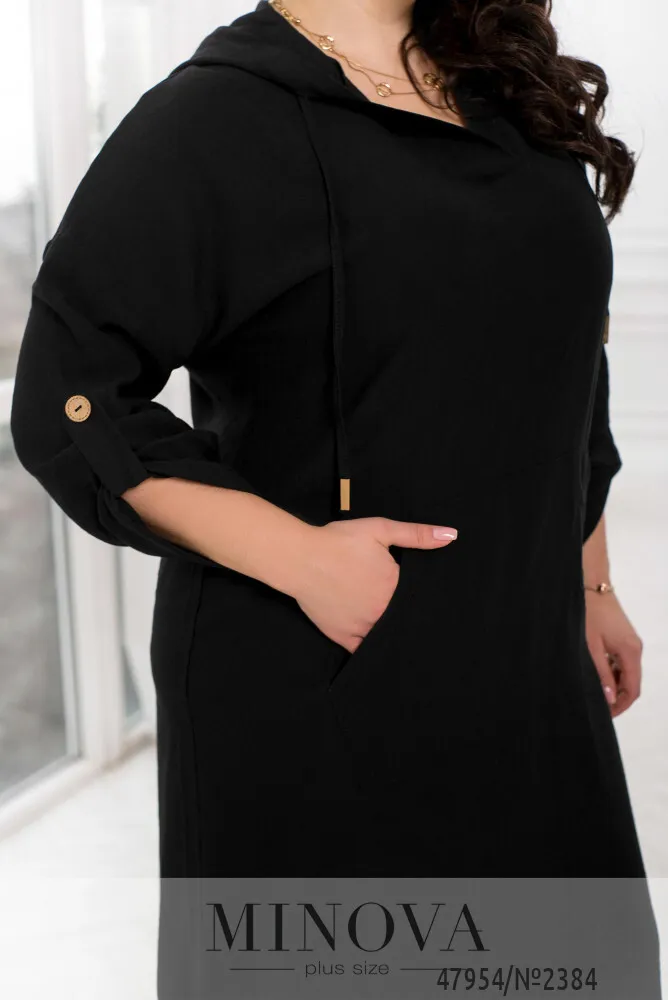 Платье 2384-черный Minova