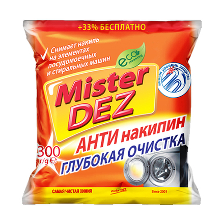 Средство для удаления накипи Mister Dez Eco-Cleaning Антинакипин Глубокая очистка, 300 г