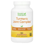 Super Nutrition, комплекс с куркумой для суставов, с экстрактами гарпагофитума, босвеллии, белой ивы и имбиря, 180 вегетарианских капсул