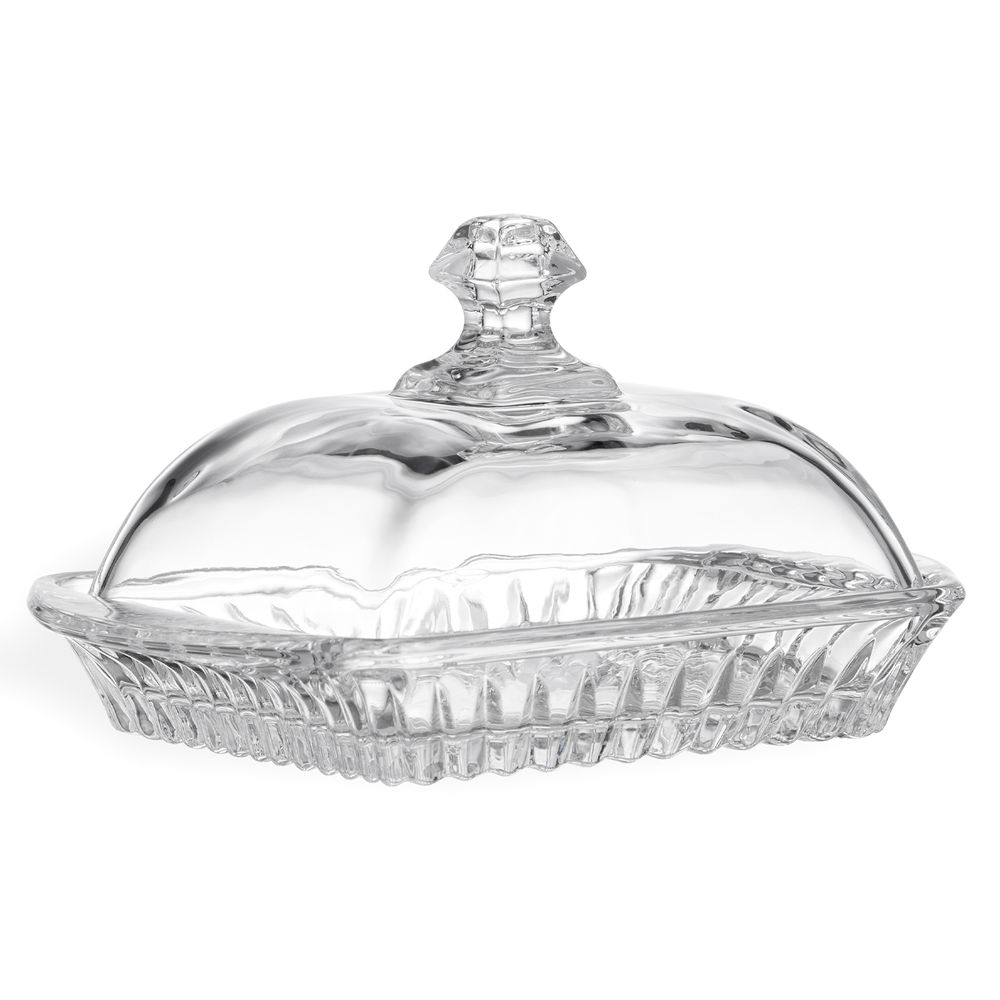 МАСЛЕНКА "MUZA CRYSTAL" 17,5*10,5 СМ. ВЫСОТА=9 СМ