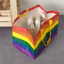 IKEA STORSTOMMA  (ИКЕА СТОРСТОММА)  -  Большая сумка, разноцветная, 71 л