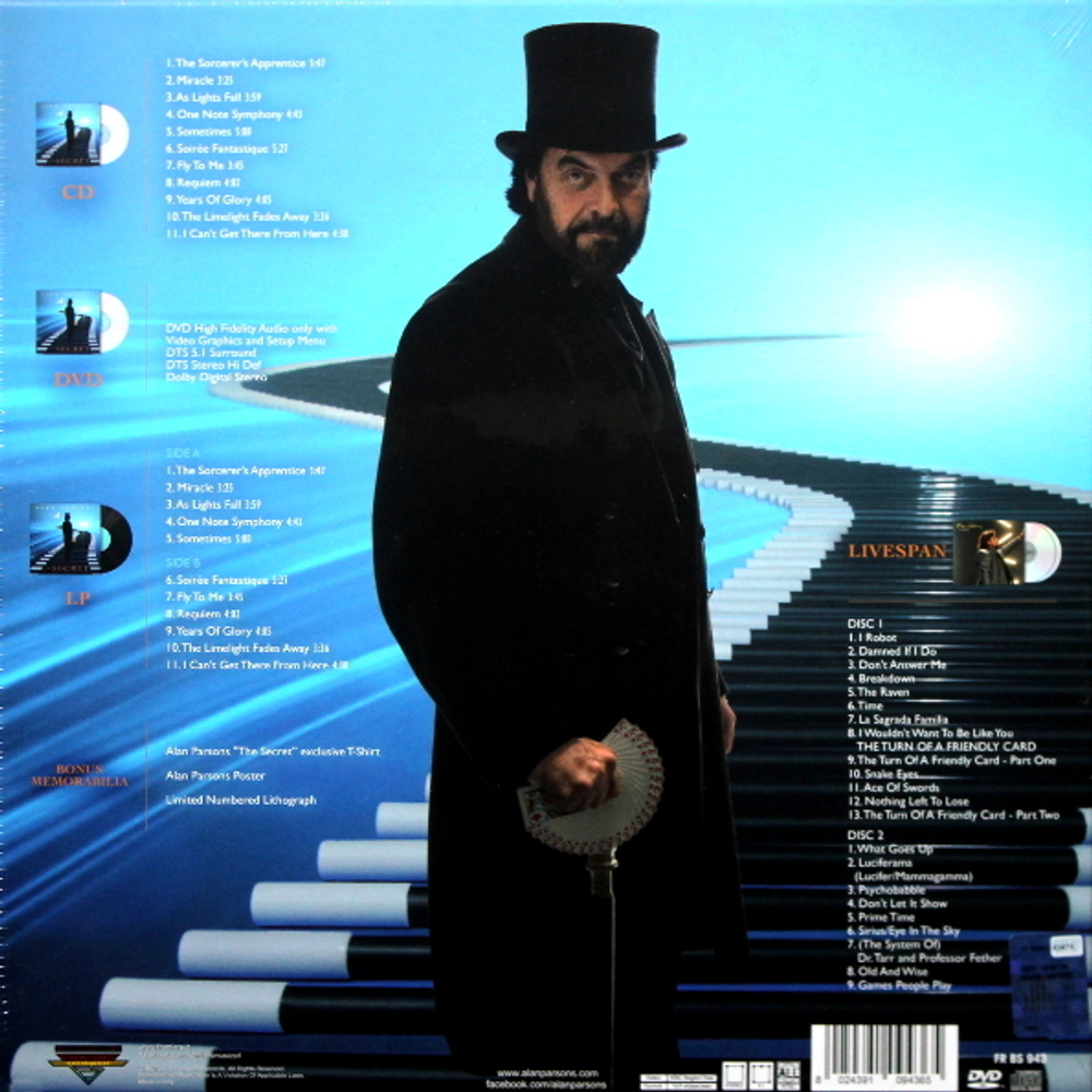 Alan Parsons / The Secret (Deluxe Collector's Edition Box Set)(LP+3CD+DVD)