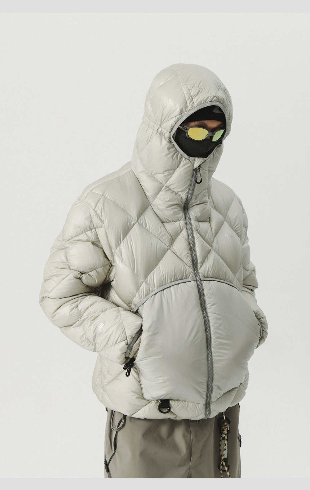 Пуховик Nothomme Blue Diamond Quilted Down Hooded Puffer Jacket
