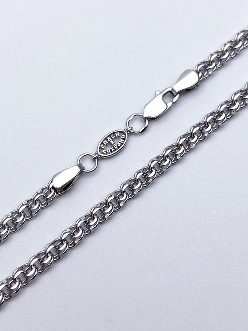 Браслет из серебра/Родий