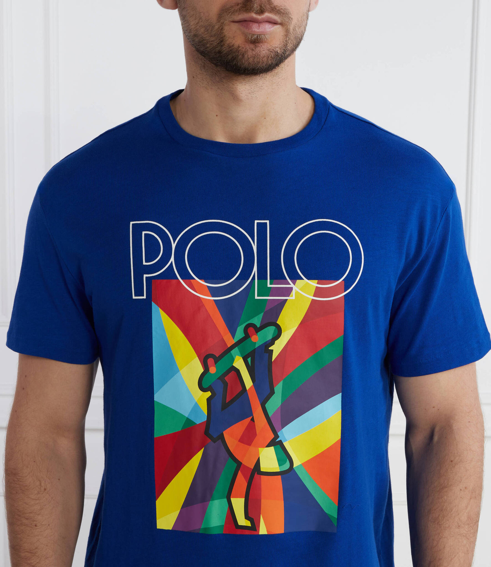 Футболка POLO RALPH LAUREN - темно-голубой(710926984)