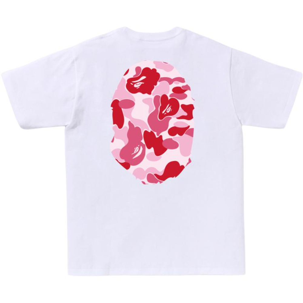 A Bathing Ape Bathing Ape Logo белый розовый