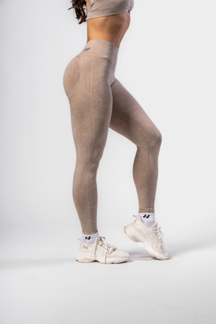 Леггинсы High Waisted Push-Up Leggings TOTALLY SEAMLESS 303 Кремовые