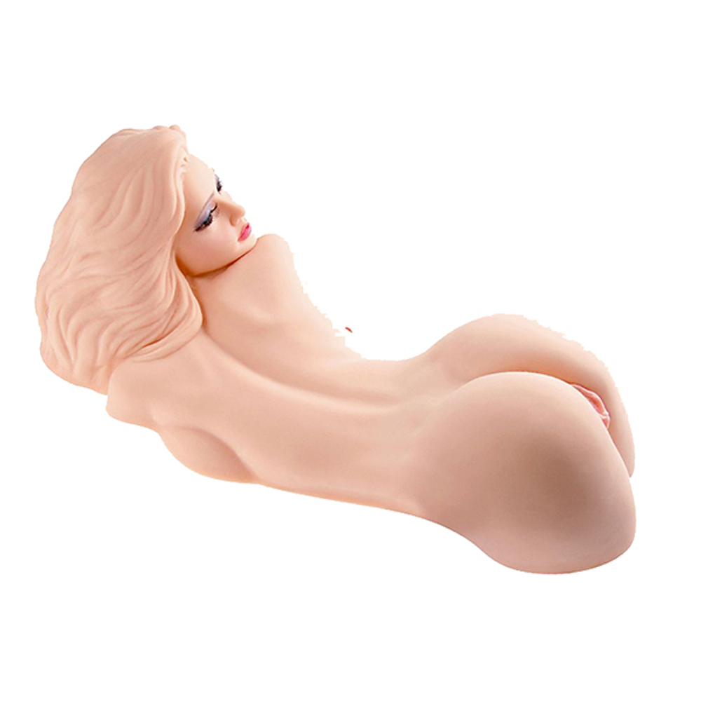 Реалистичный торс девушки с тремя отверстиями и вибрацией Kokos Hera 1