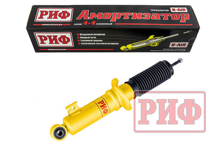 Амортизатор усиленный передний Mitsubishi L200 2005+, Pajero Sport II, III 2009+ лифт 0-40 мм РИФ