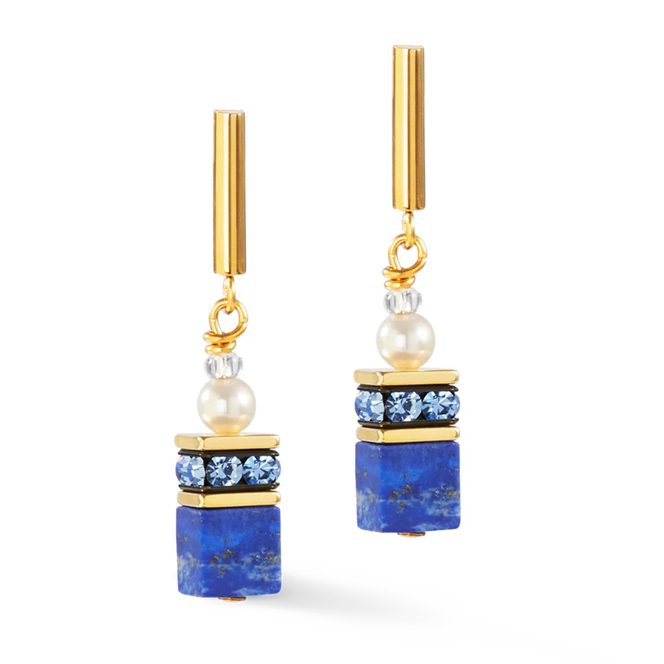 Серьги Coeur de Lion Blue-Gold 5086/21-0716